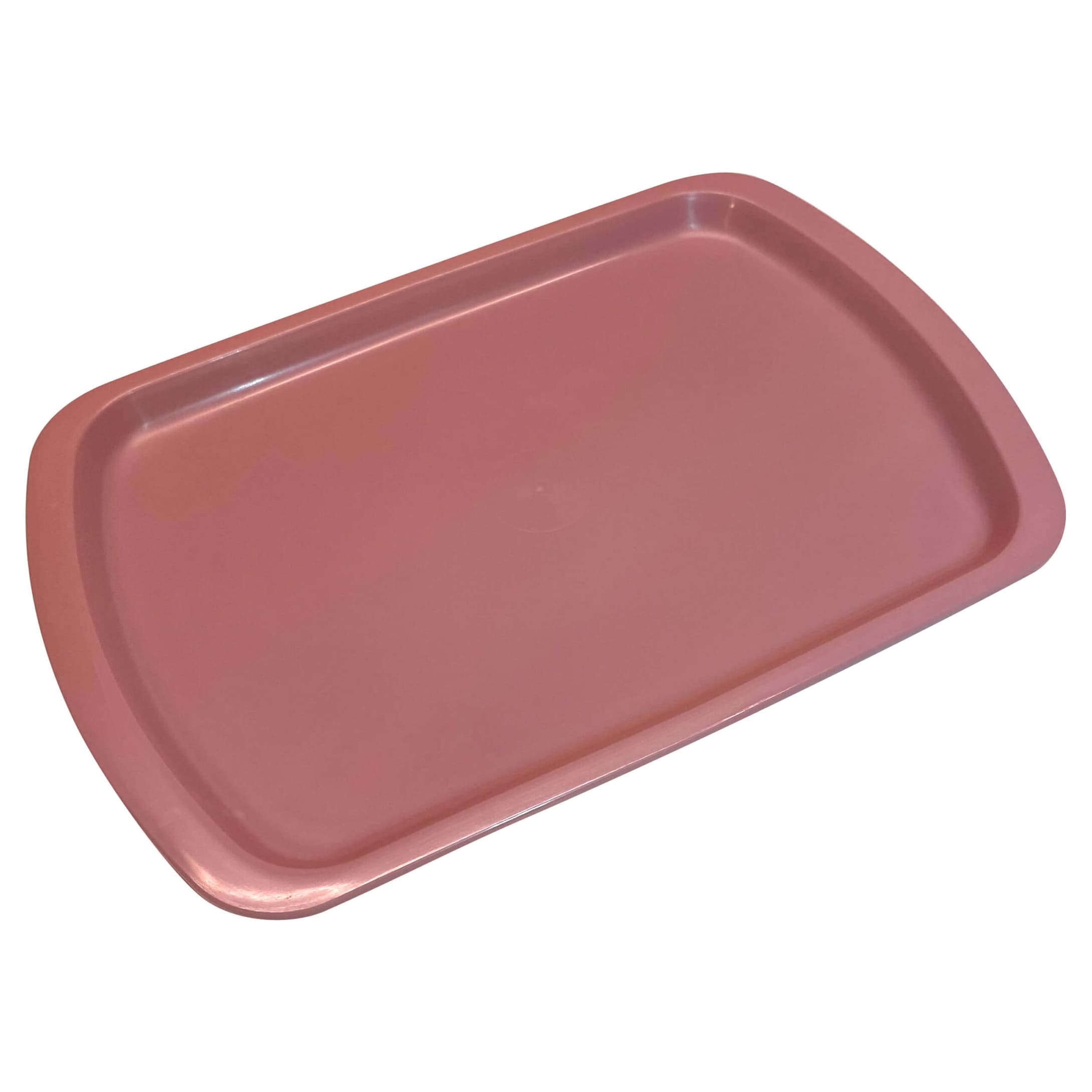 Medegen Disposable Service Tray, Dusty Rose, 6 X 9 Inch - Each - Image 1