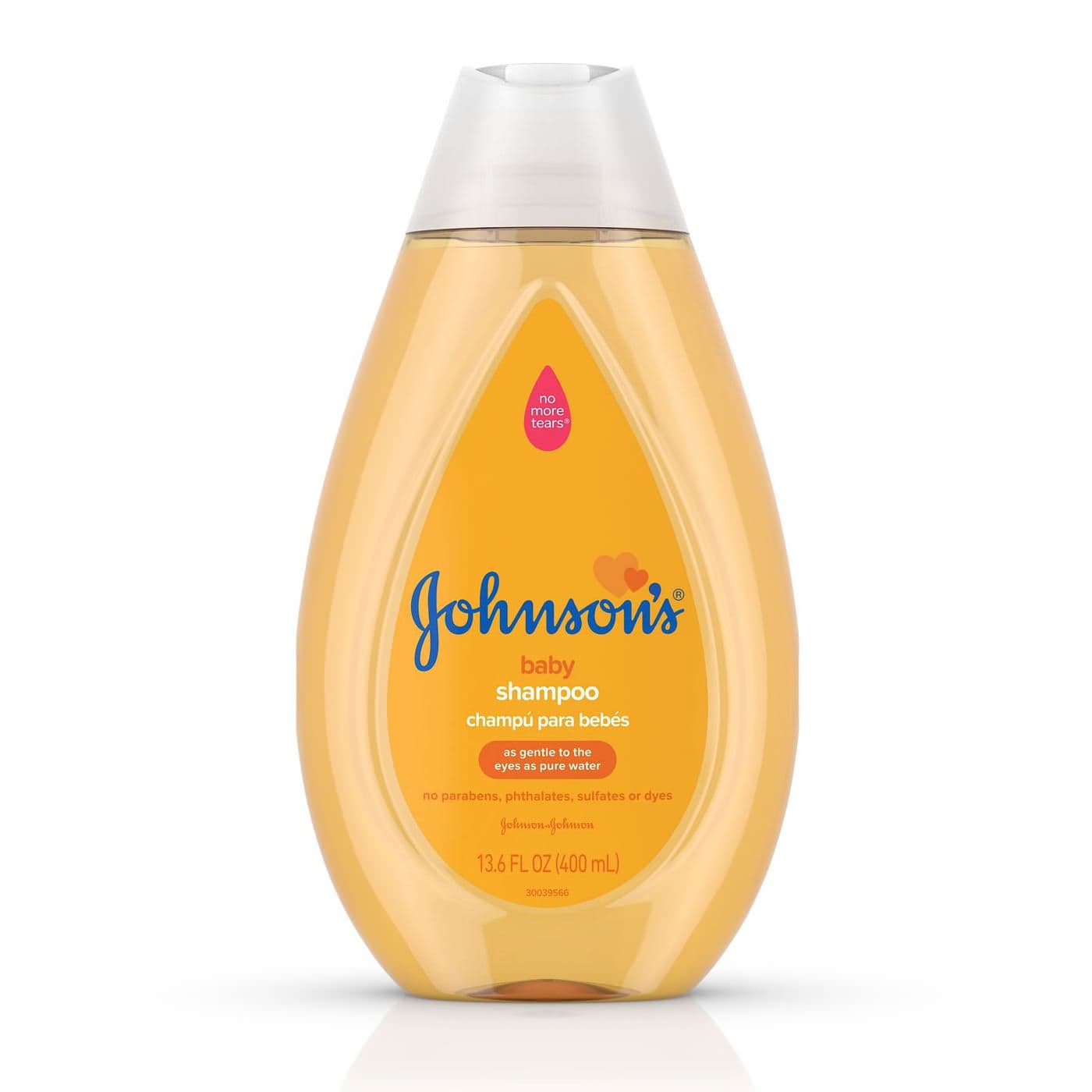 Johnson's and Johnson no more tears Baby Shampoo, 13.6 oz - Image 1