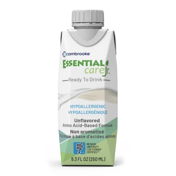 Essential Care Jr Hypoallergenic Ready To Drink Amino Acid-Based Formula, Unflavored, 8.3 oz - Case of 30 - Image 1
