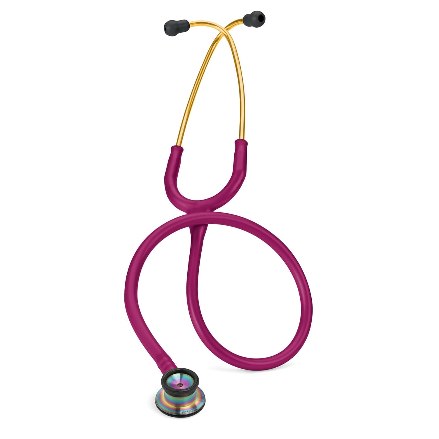 3M Littmann Classic II Rainbow Finish Classic Stethoscope, Pediatric, Raspberry - Image 1
