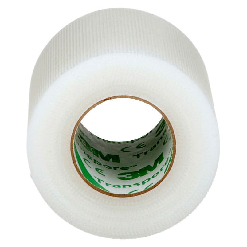 3M Transpore Waterproof Surgical Plastic Tape, 1 Inch x 1-1/2 Yard - Each - Image 1