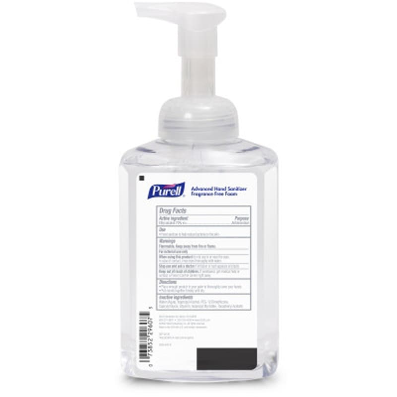 Purell Advanced Hand Sanitizer Ethyl Alcohol Foam Pump Bottle, 17.4 oz - Image 2