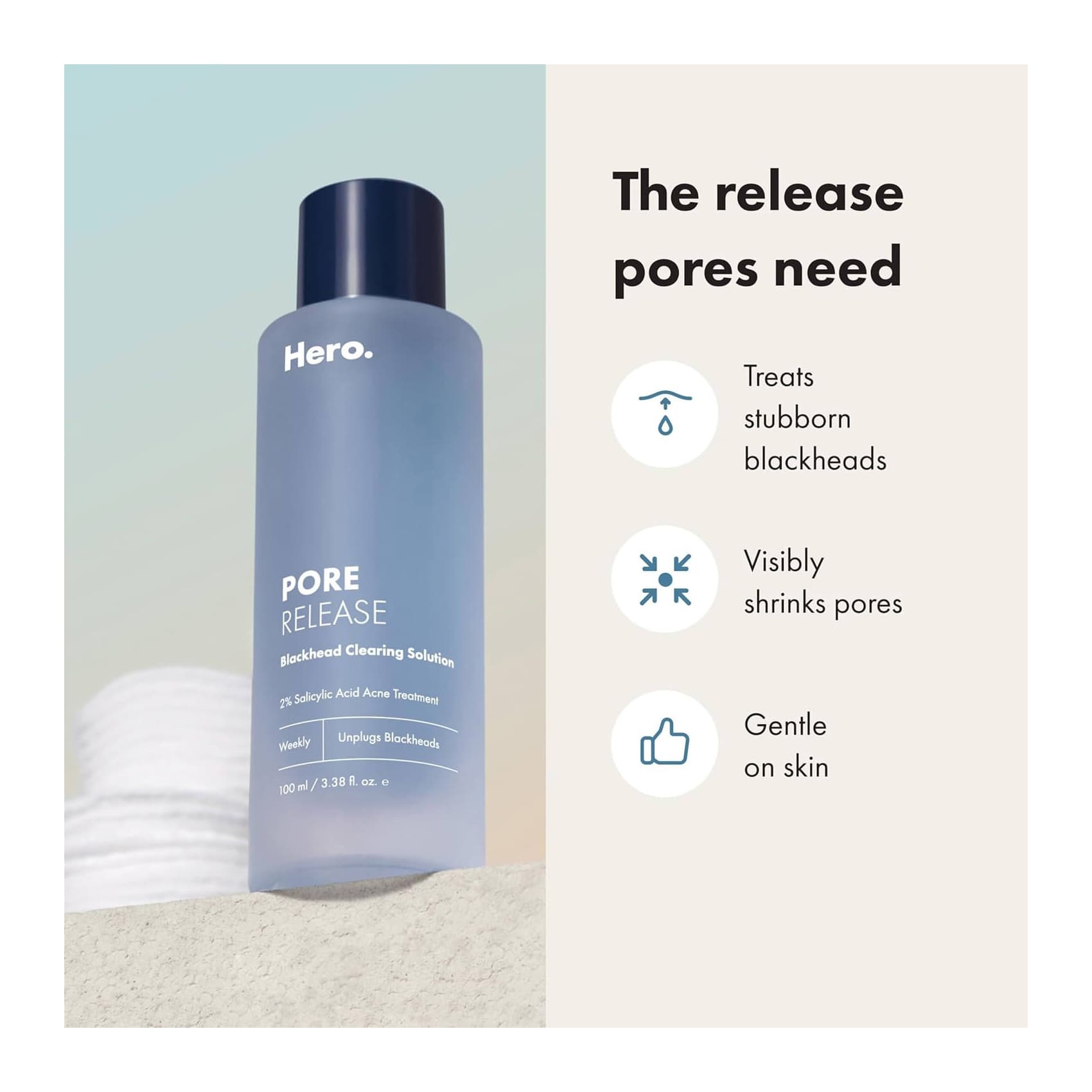 Hero Cosmetics Pore Release, 100mL - Each - Image 2