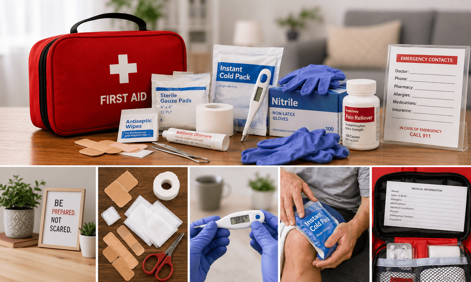 Top 10 First-Aid Kit Essentials for Caregivers