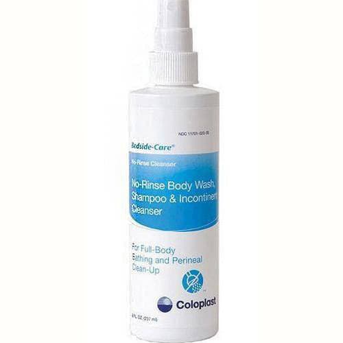 Bedside-Care Rinse-Free Shampoo and Body Wash, Pump Bottle, 4 oz - Case of 36 - Image 1