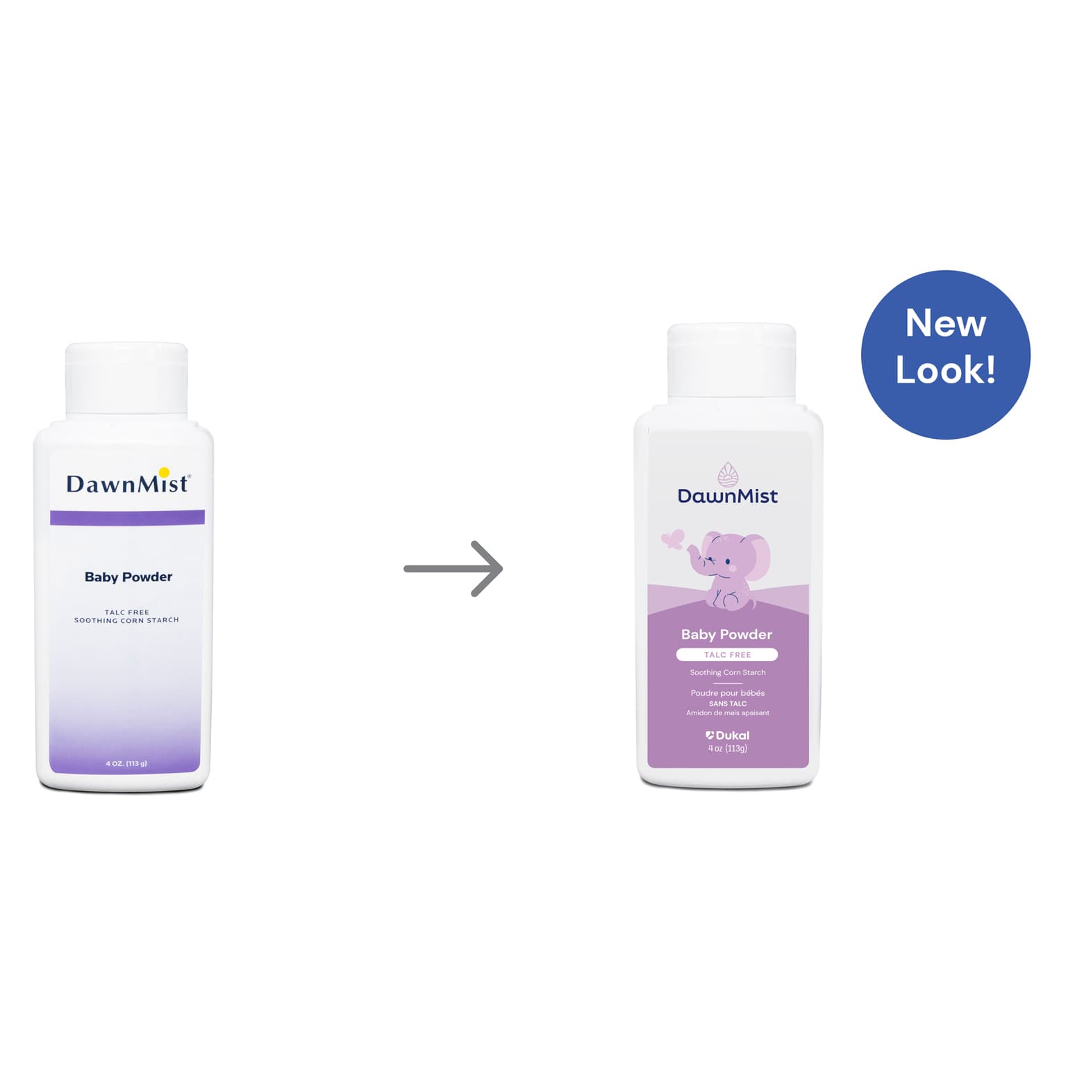 DawnMist Baby Powder, Scented, 4 Oz. - Image 3