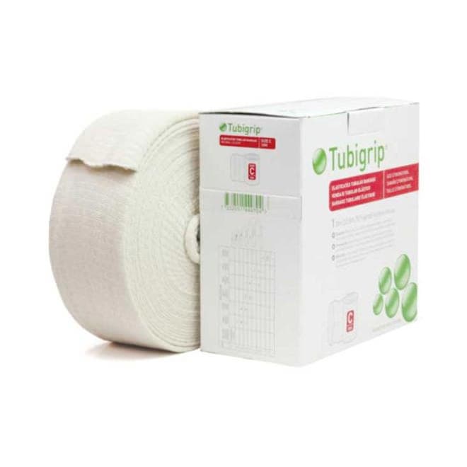 Tubigrip Elastic Tubular Support Bandage Beige, 2-3/4 Inch x 11 Yard, Size C - Each - Image 1