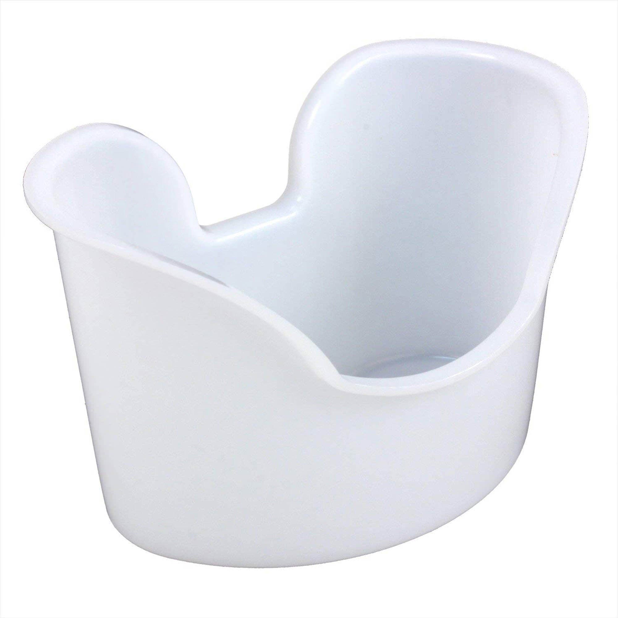 Dr. Easy Round Ear Basin, White