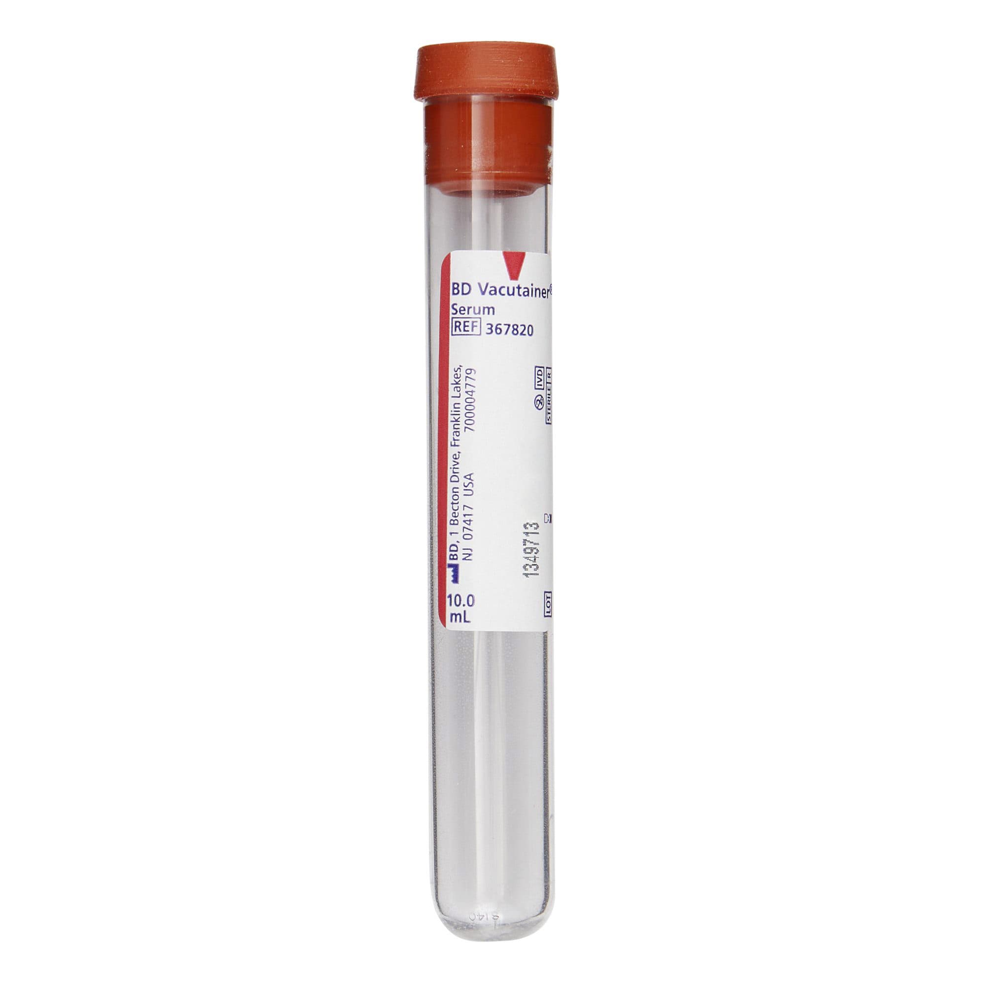 BD Vacutainer Serum Blood Collection Tube, 10 ML - Image 3