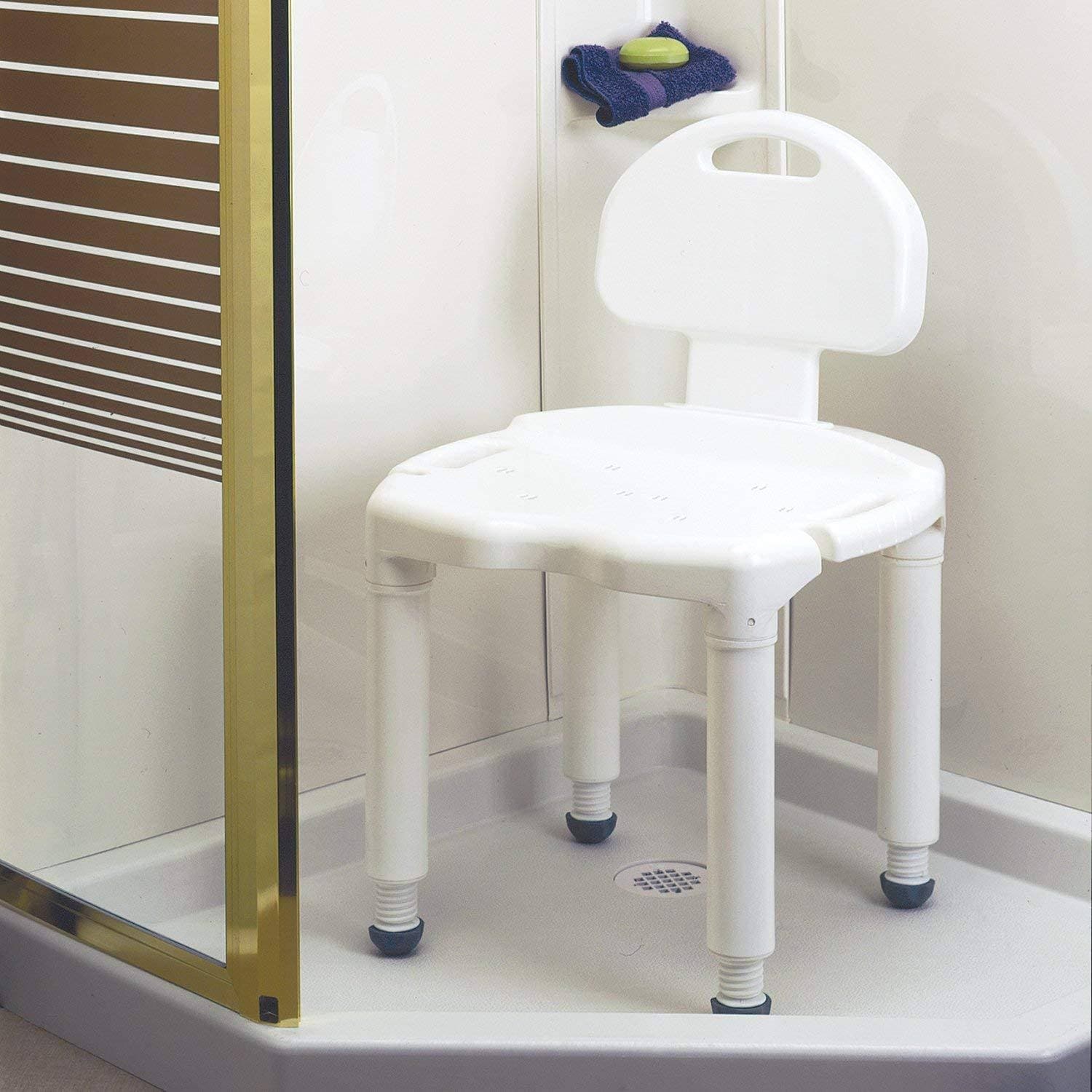Carex Universal Bath Seat With Back - Image 4