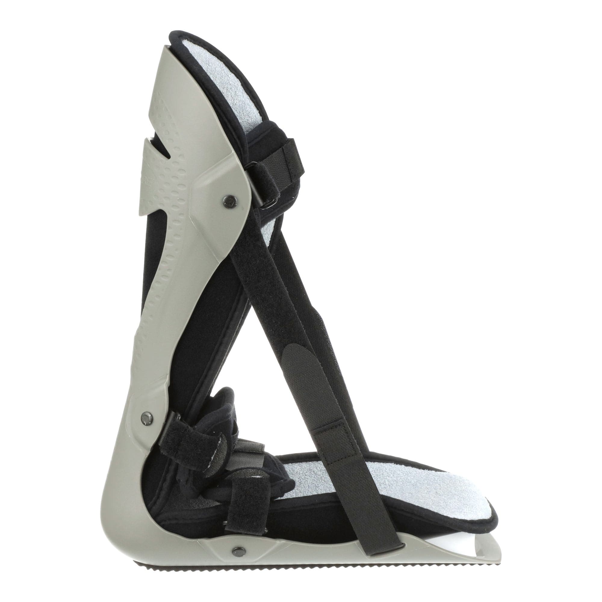 McKesson Plantar Fasciitis Night Splint Hook n Loop Closure Gray-Black - Image 4