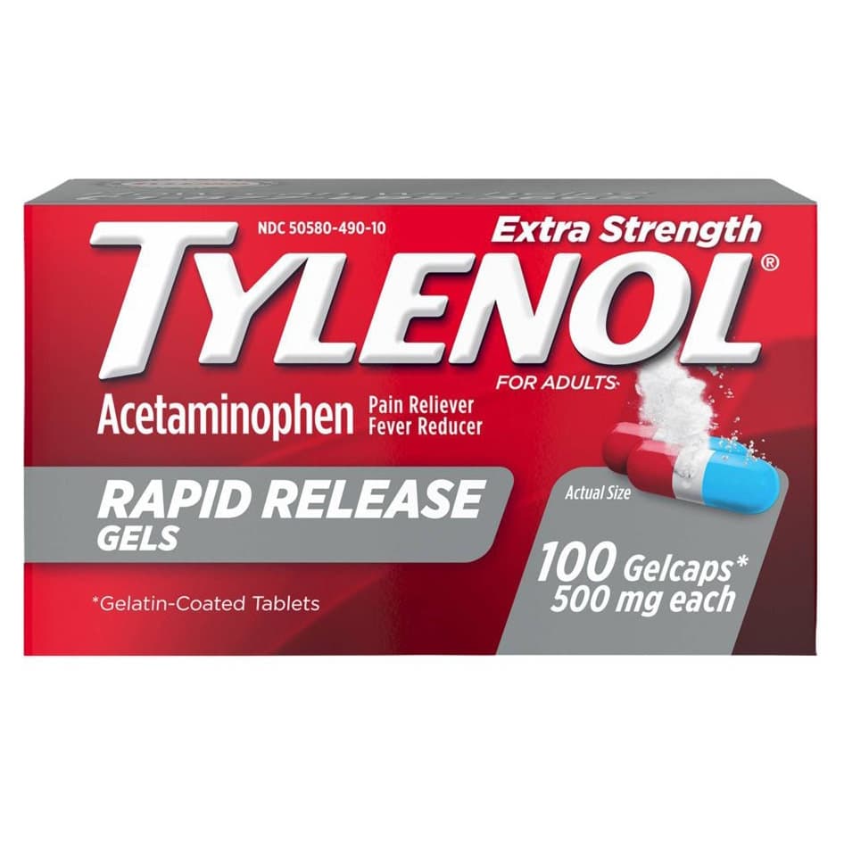 Tylenol Extra Strength Rapid Release Gels