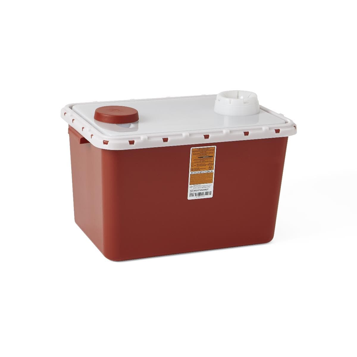 Medline Sharps Containers, Red, Star Lid, 8 gal. - Case of 10 - Image 1