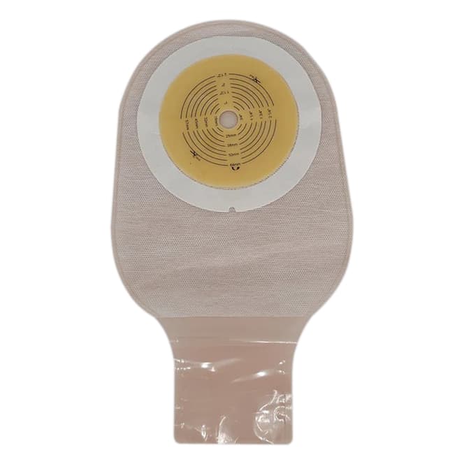 Safe N Simple Beige One-Piece System Ostomy Pouch - Image 2