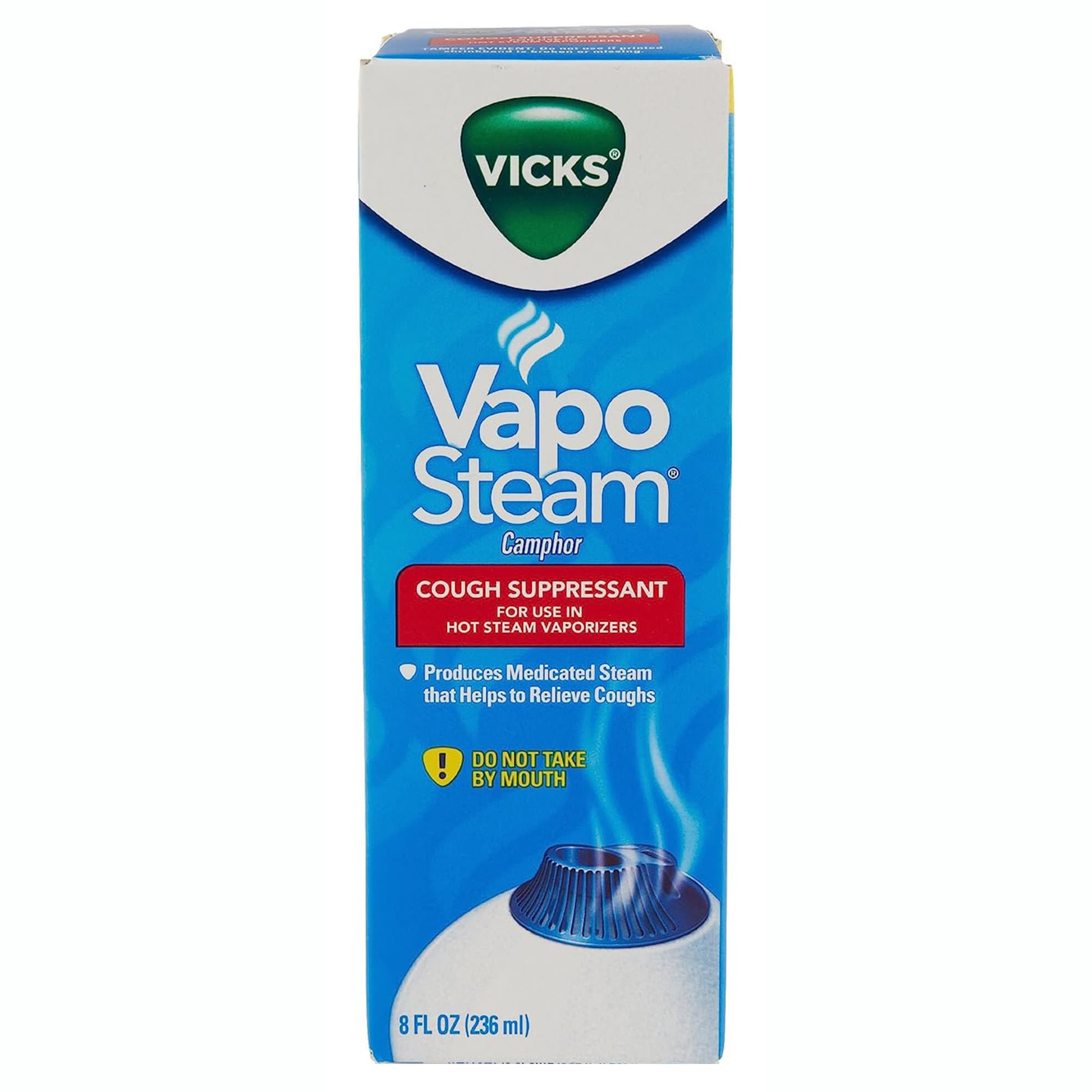 Vicks VapoSteam Medicated Liquid Camphor Cough Suppressant, 8 oz - Each - Image 2