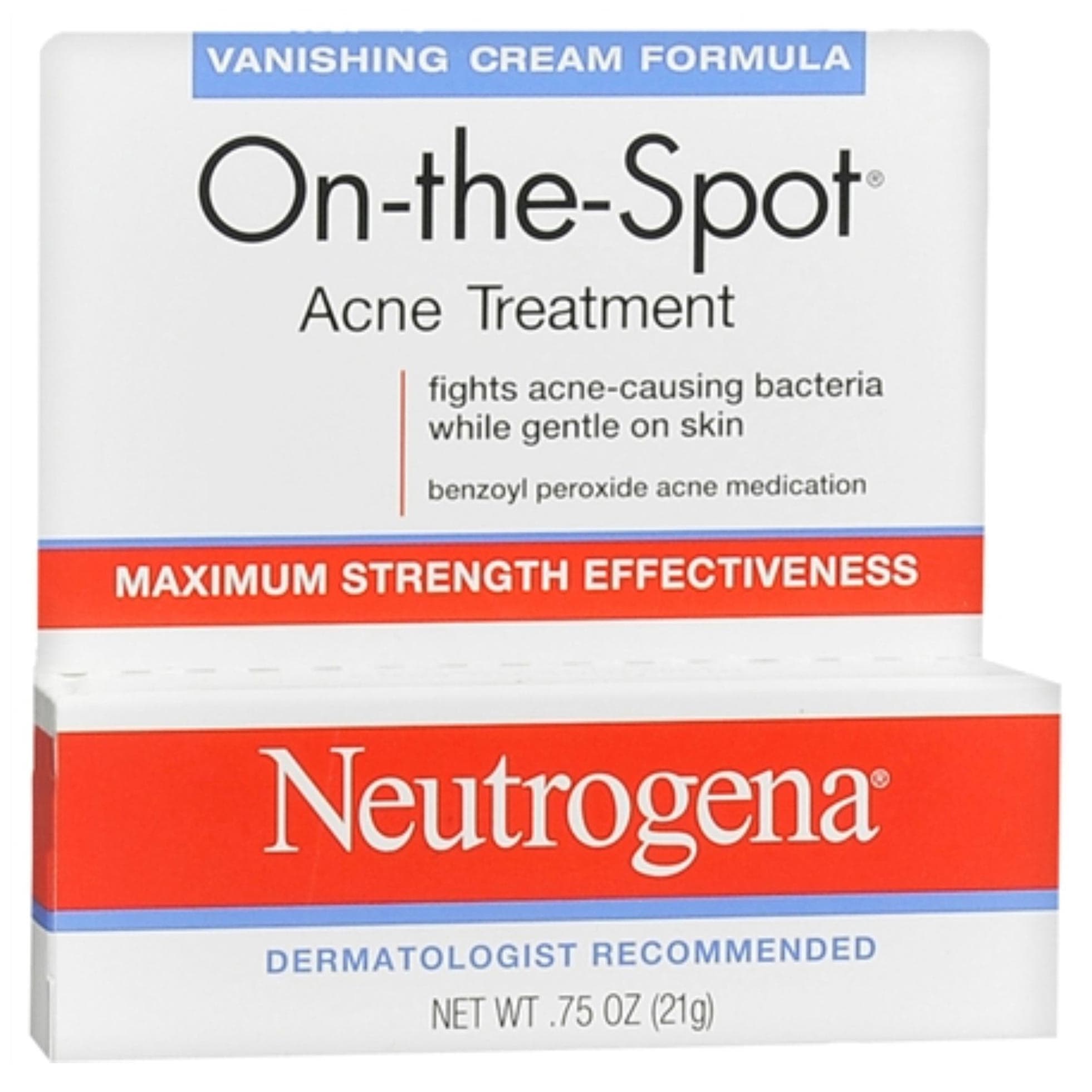 Neutrogena On the Spot Acne Treatment Cream, 0.75 oz - Image 2