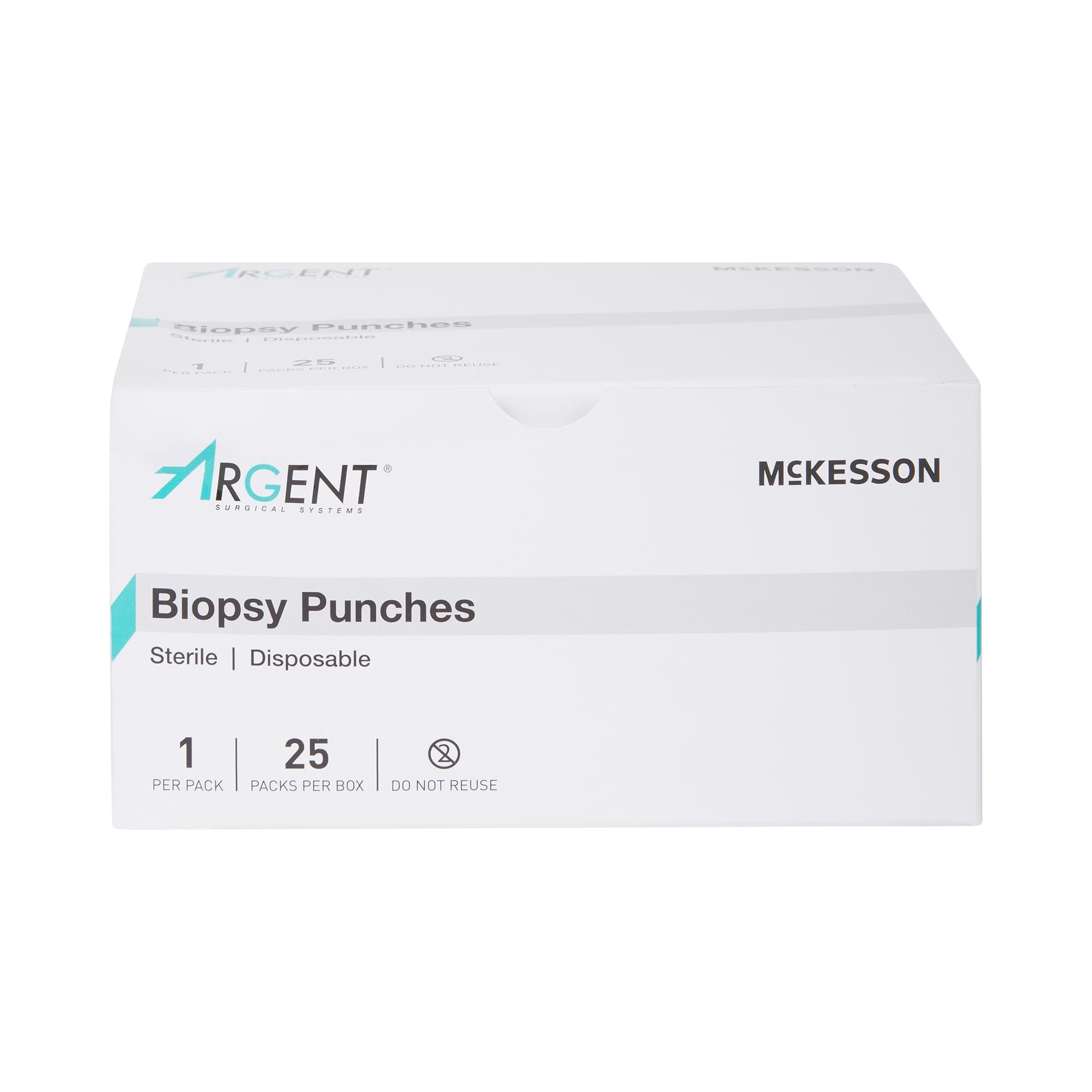 McKesson Argent Biopsy Punch, Dermal, 8 mm - Case of 100 - Image 1