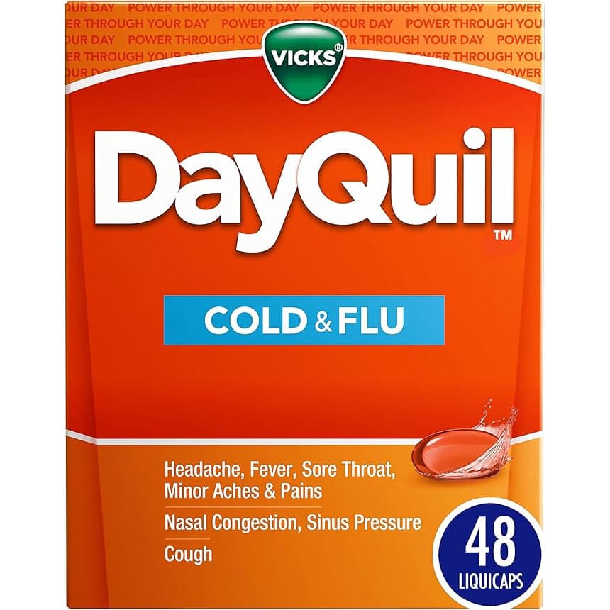 Vicks DayQuil Cold and Flu Liquicaps - 48 count - Image 1