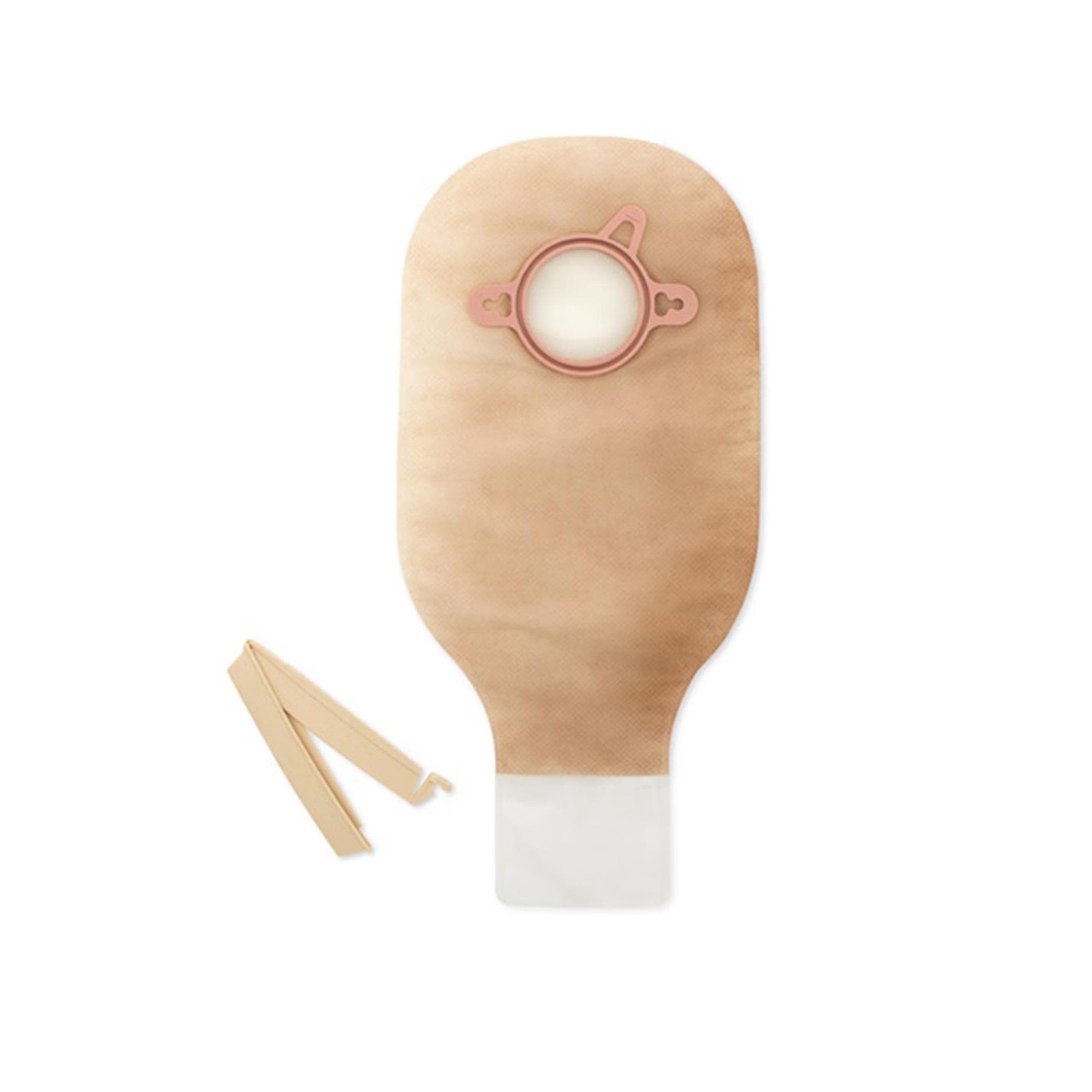 Hollister New Image 2-Piece Drainable Ostomy Pouch with Clamp Closure, Ultra-Clear, 4 Inch - Box of 10 - Image 1