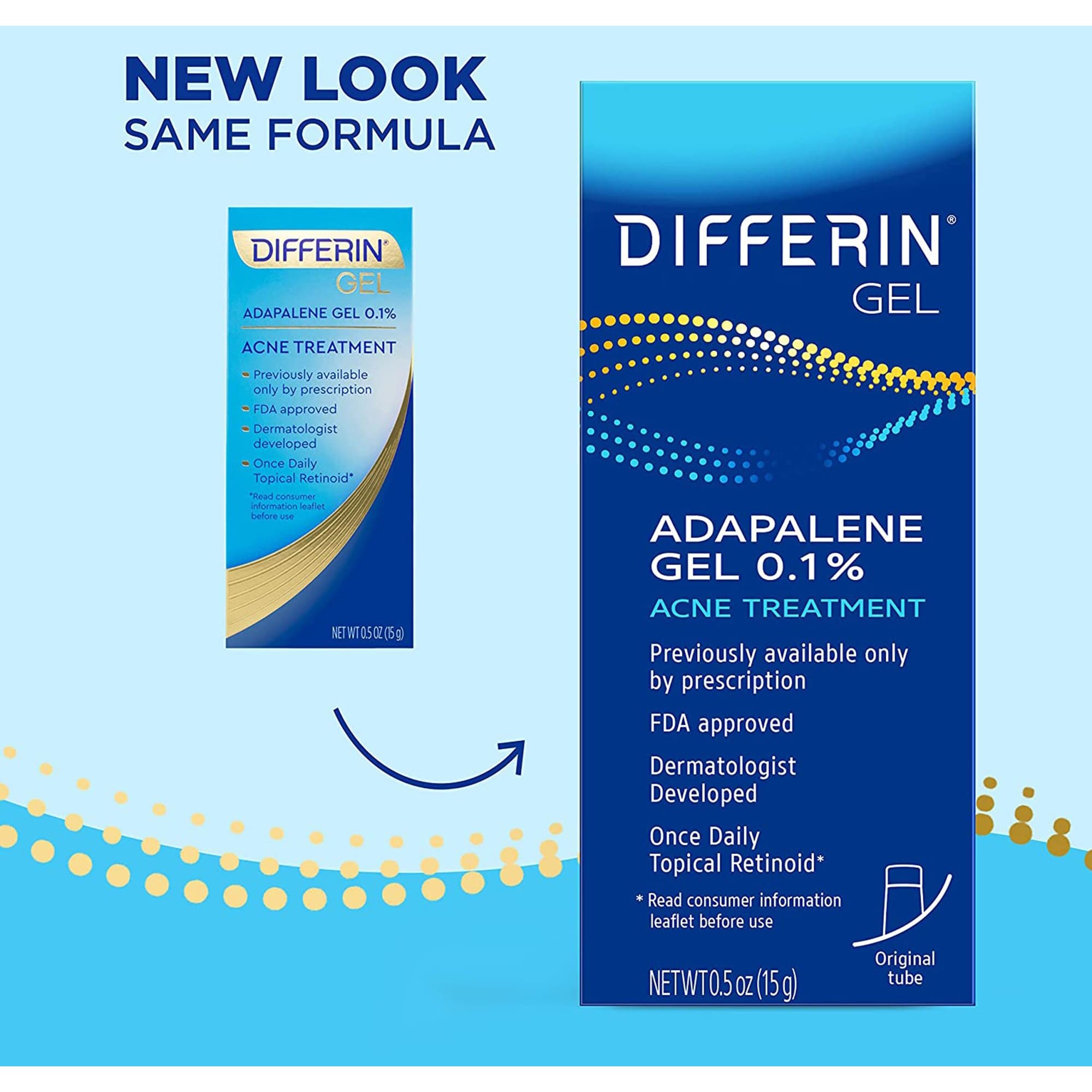 Differin Adapelene 0.1 % Acne Treatment Gel - Image 3