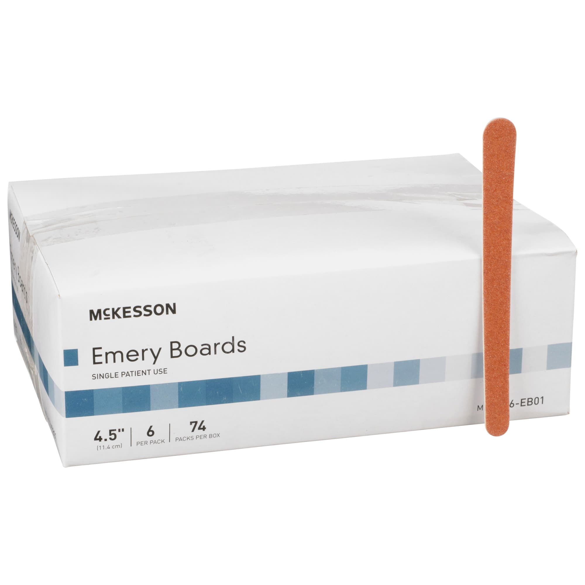 McKesson Emery Board Terra Cotta Standard Shape - Case of 3996 - Image 1