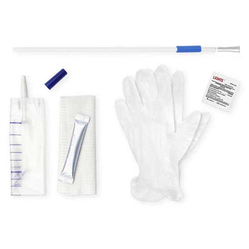 SimPro Set Male Intermittent Catheter Kit, 12 Fr - Box of 10 - Image 1