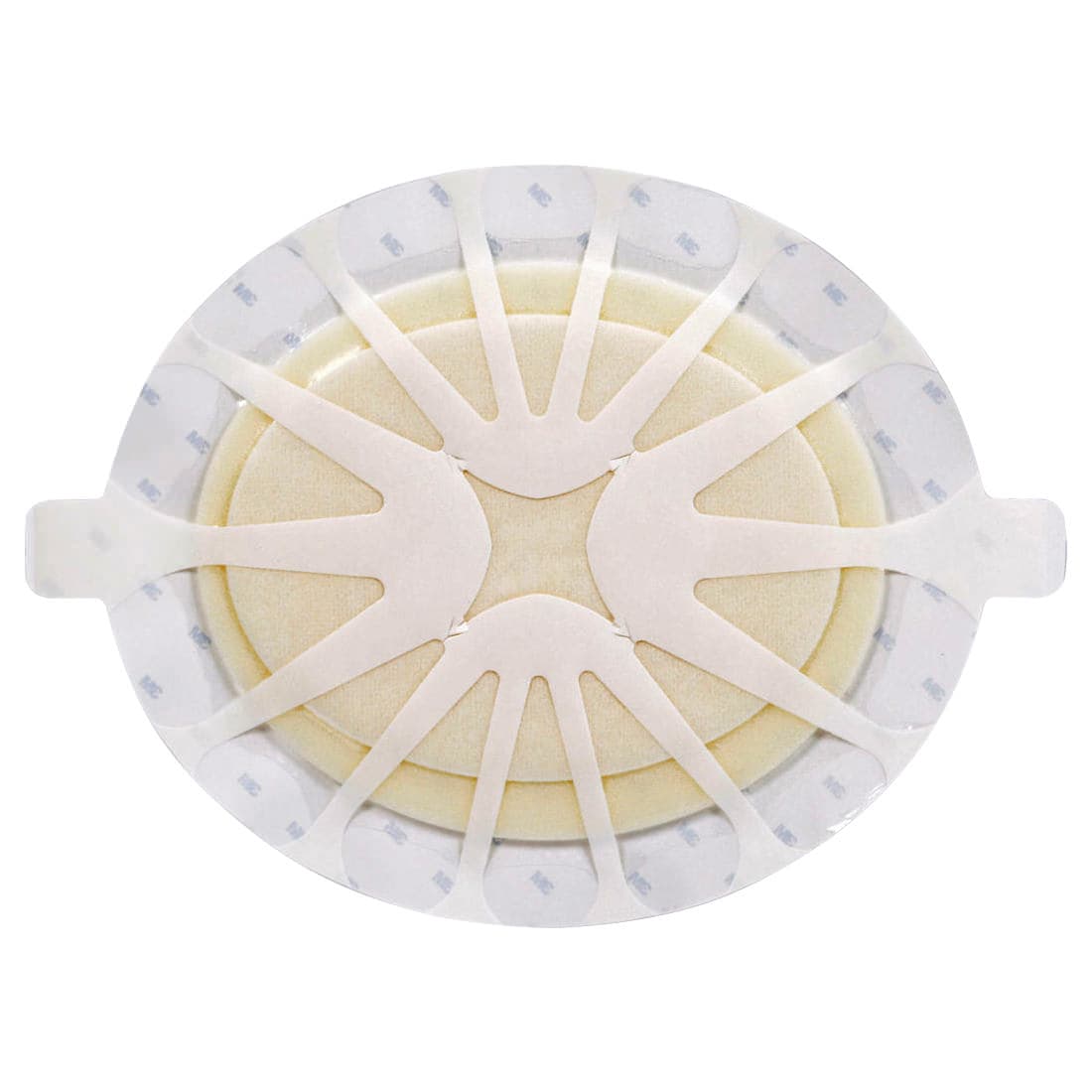 3M Tegaderm High Performance Adhesive Foam Dressing, 6-1/8" x 5-5/8" Medium Oval - Each - Image 1