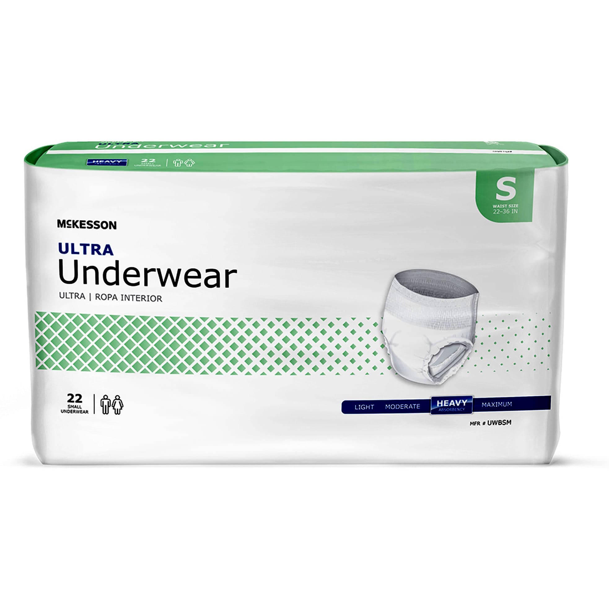McKesson Ultra Incontinence Underwear, Small - Case of 88 - Image 1