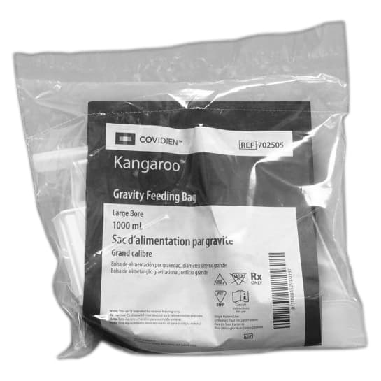 Kangaroo Gravity Feeding Bag Set with 7-1/2 ft L Tubing - Image 2