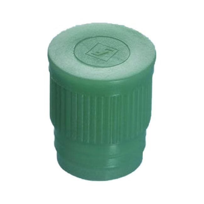 Sarstedt Tube Closure NonSterile Push Cap, Green - Case of 5000 - Image 1