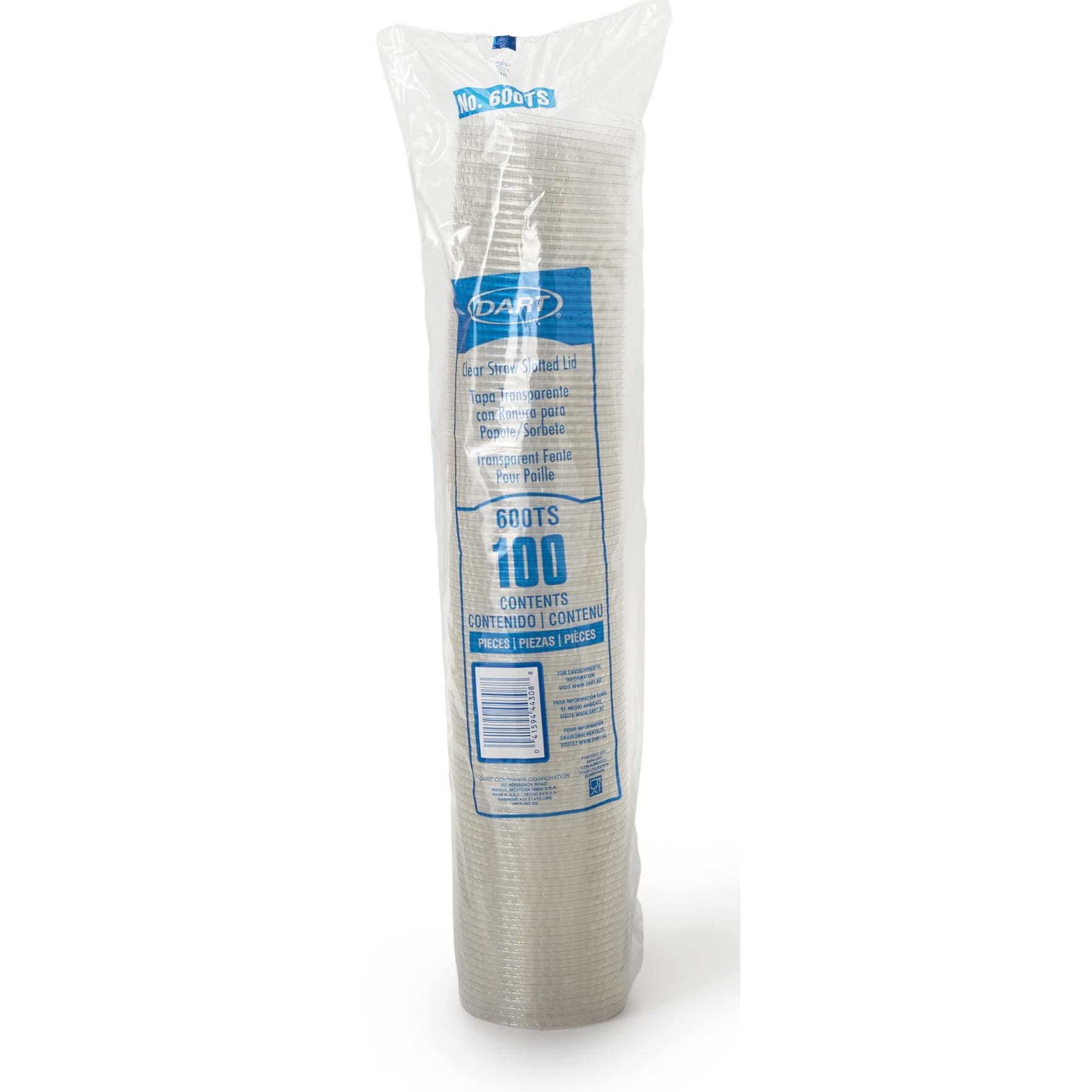 Dart Plastic Disposable Drinking Cup Lid, 9 oz - Image 2