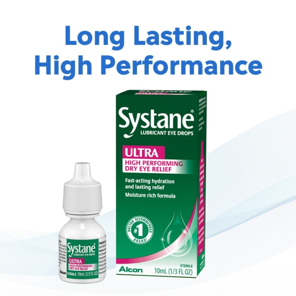 Alcon Systane Ultra Lubricant Eye Drops, Twin Pack, 10 ml - Image 6