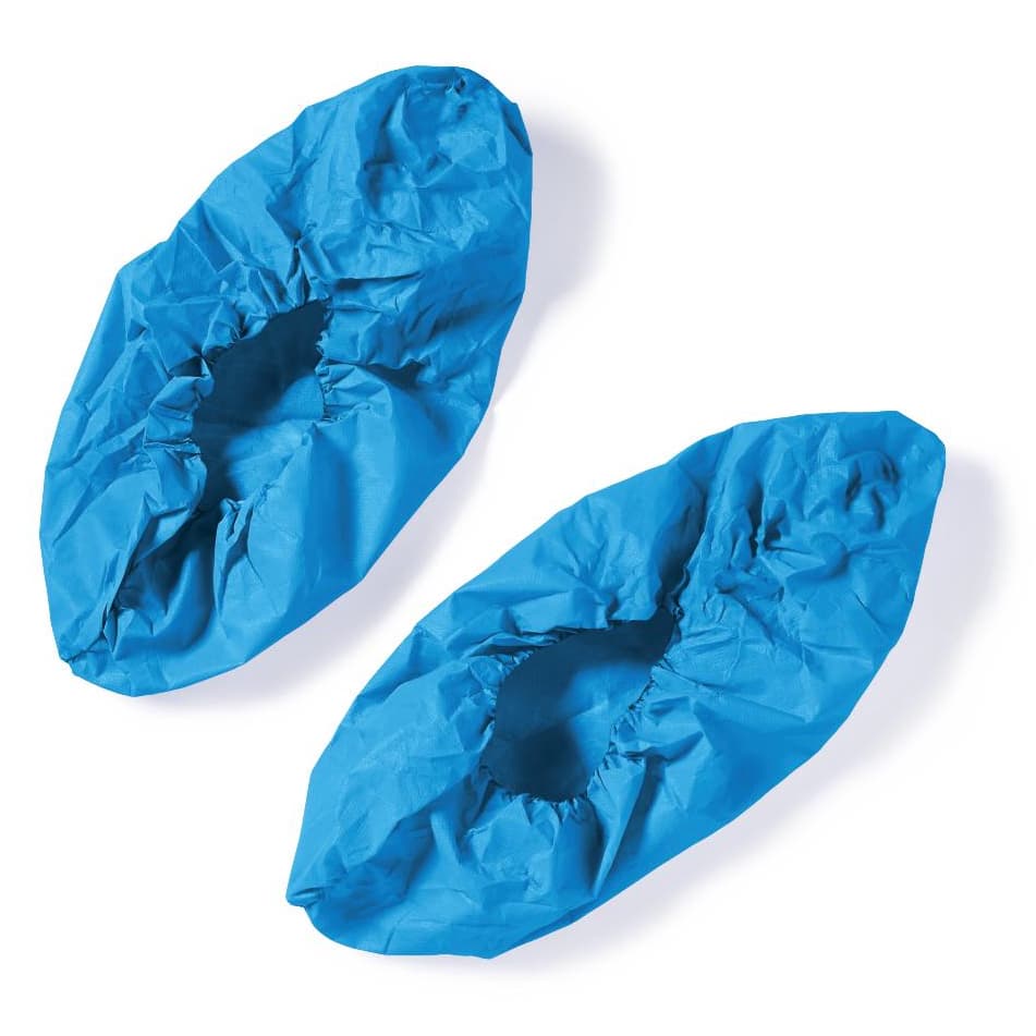 Medline Polyethylene Shoe Cover, One Size Fits Most - Case of 1000 - Image 2