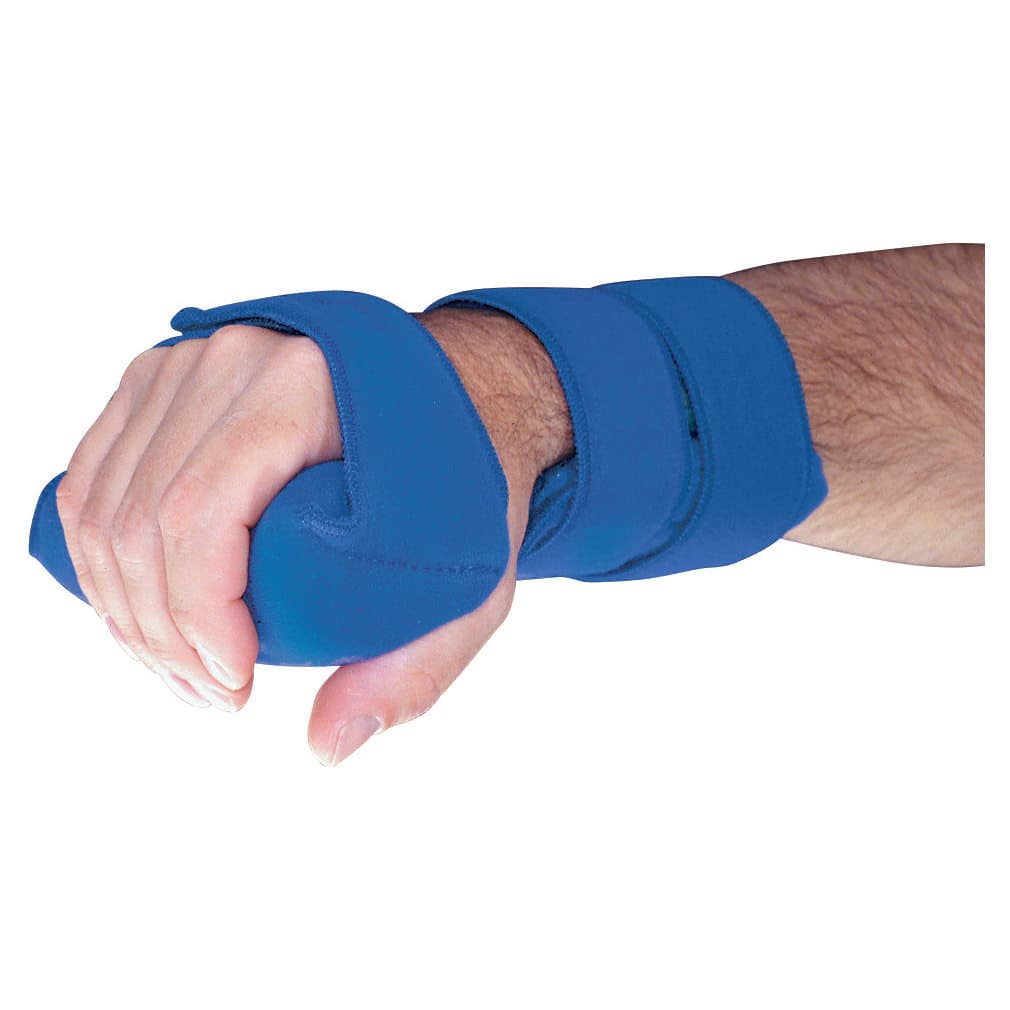 AliMed Hand Grip Splint, Blue, One Size Fits Most, Left hand - Each - Image 1