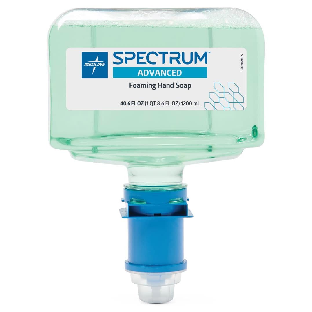 Medline Spectrum Advanced Foaming Hand Soap Refill for PRODISP, 1200 ml - Image 1