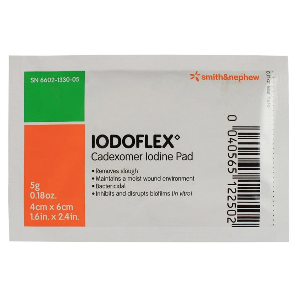 Smith and Nephew Iodoflex Cadexomer Iodine Gel Pad Dressing - Image 4