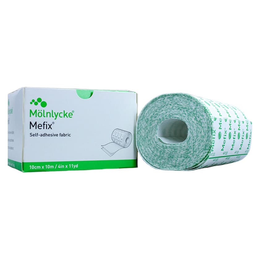 Mefix Self-Adhesive Fabric Tape, 4 Inch x 11 Yard - Case of 20 - Image 1