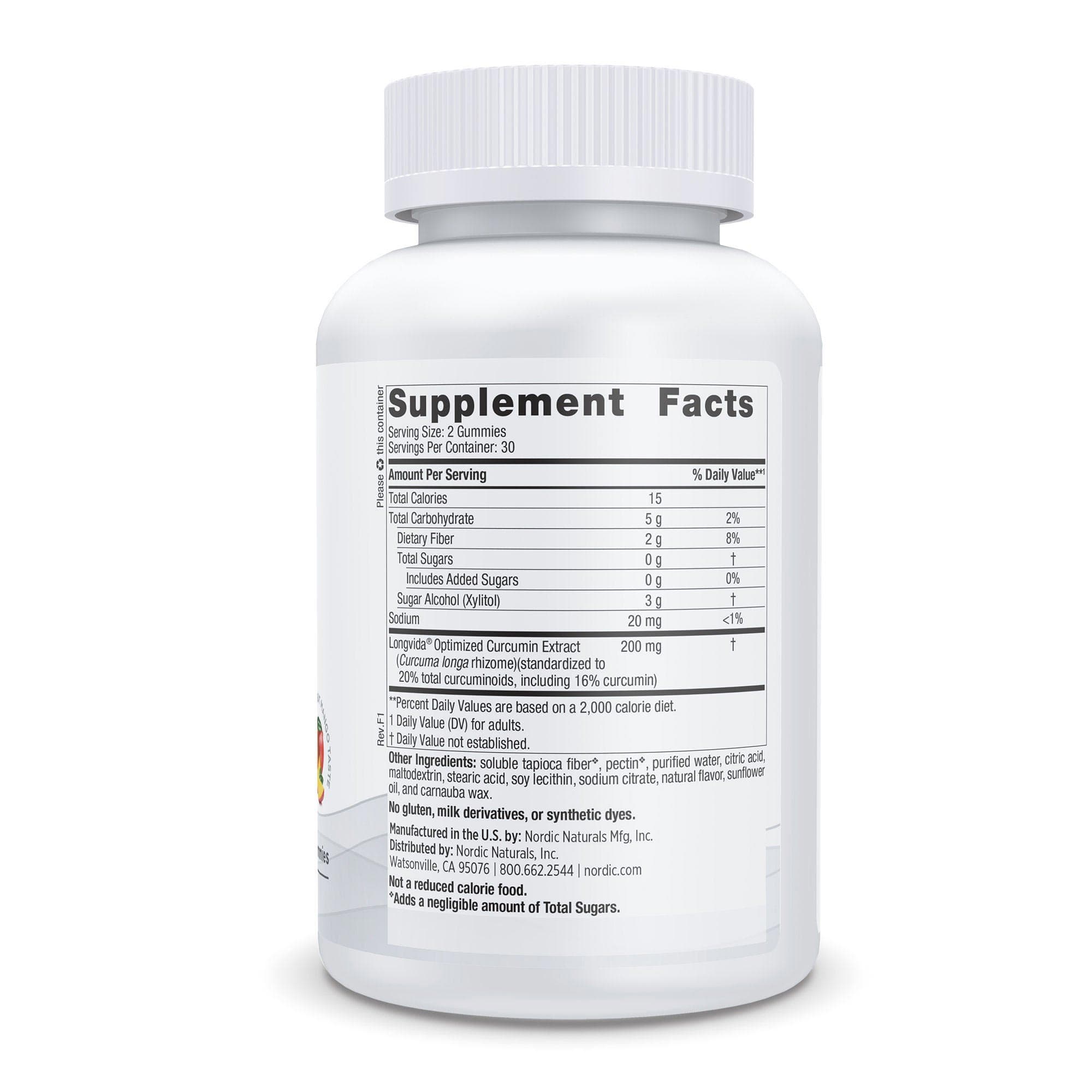 Zero Sugar Curcumin Dietary Supplement - Image 2