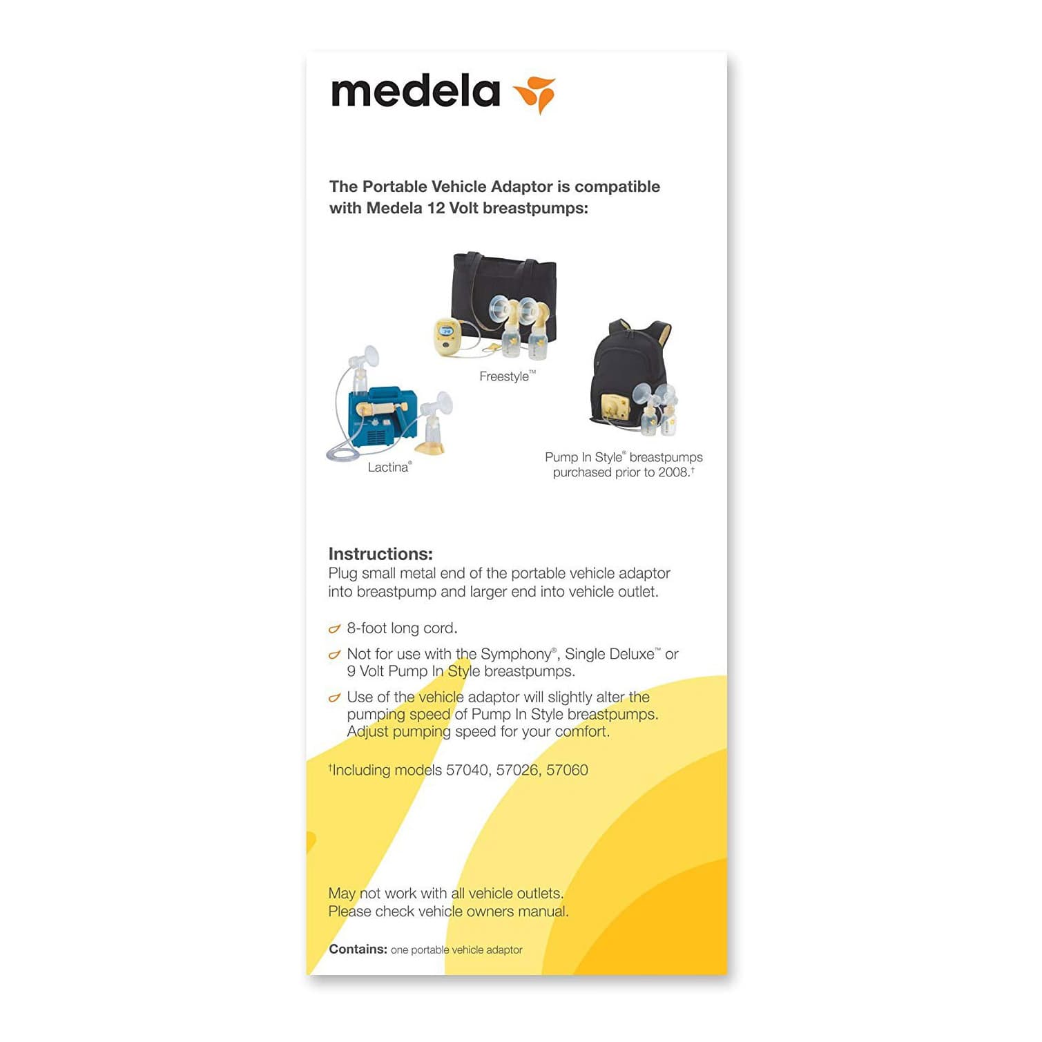 Medela Vehicle Adapter - Case of 6 - Image 3