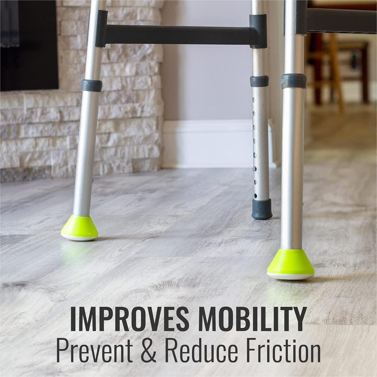HealthSmart Walker Coaster Glides, Universal Fit - Pair of 2 - Image 3