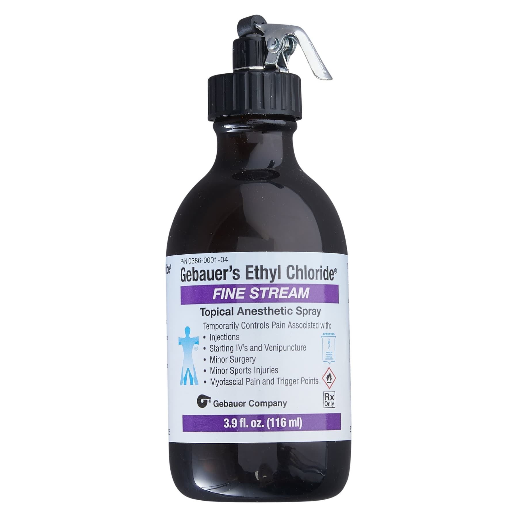 Gebauer Ethyl Chloride Topical Anesthetic Spray, 116 ml - Image 3