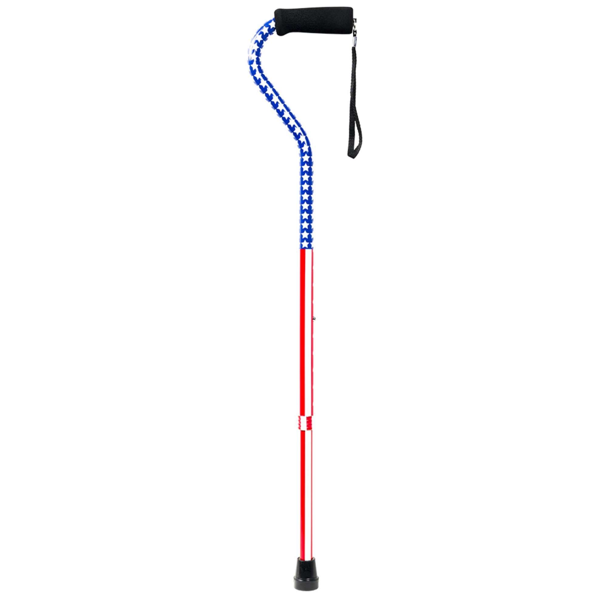 Lumex American Pride Offset Cane Flag - Case of 6 - Image 1