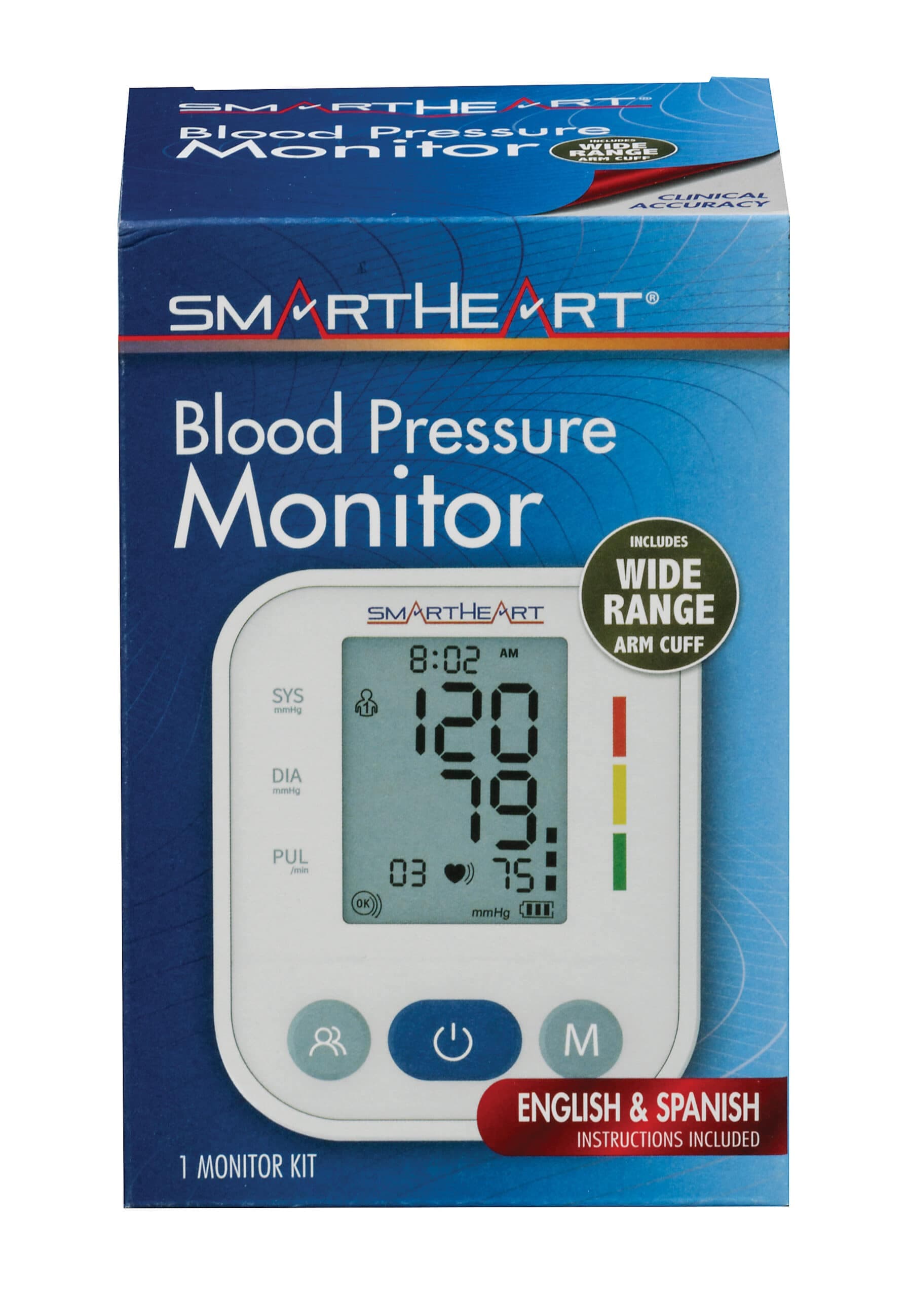 SmartHeart Automatic Digital Blood Pressure Arm Monitor - Image 2