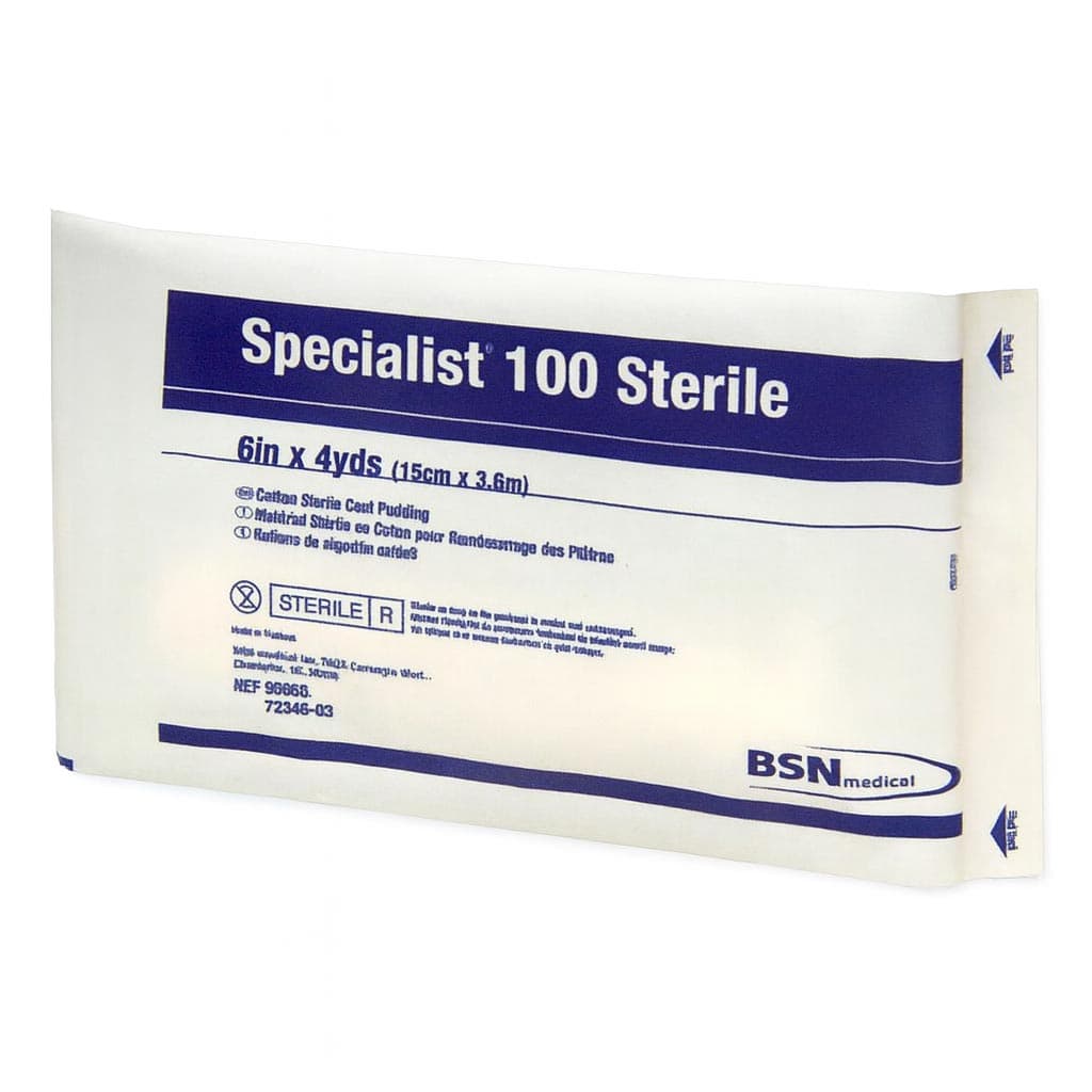 Specialist 100 Sterile Cotton Undercast Padding, 6 Inch x 4 Yard - Case of 25 - Image 1