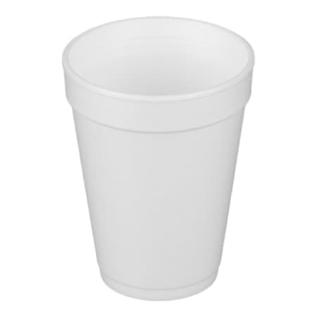 Dart Drinking Cup White Without Graduations Without Handle Hot-Cold, 14 oz. - Case of 1000 - Image 1
