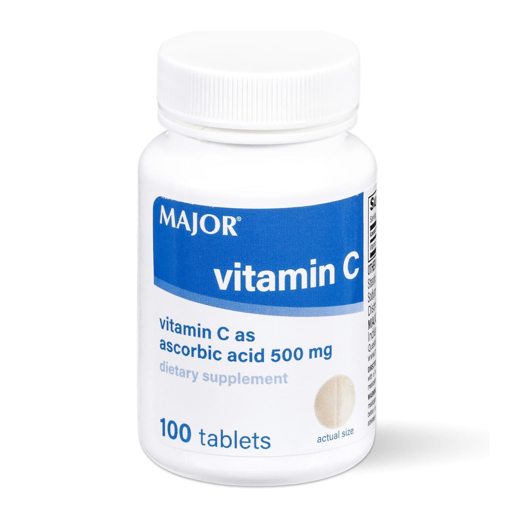 Major Pharmaceuticals Vitamin C Supplement Tablet, 500 mg - Image 2