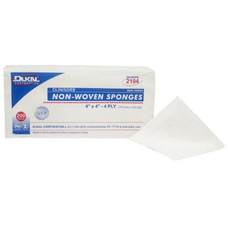 Dukal Clinisorb 4-Ply Square Nonwoven Sponge - Image 6
