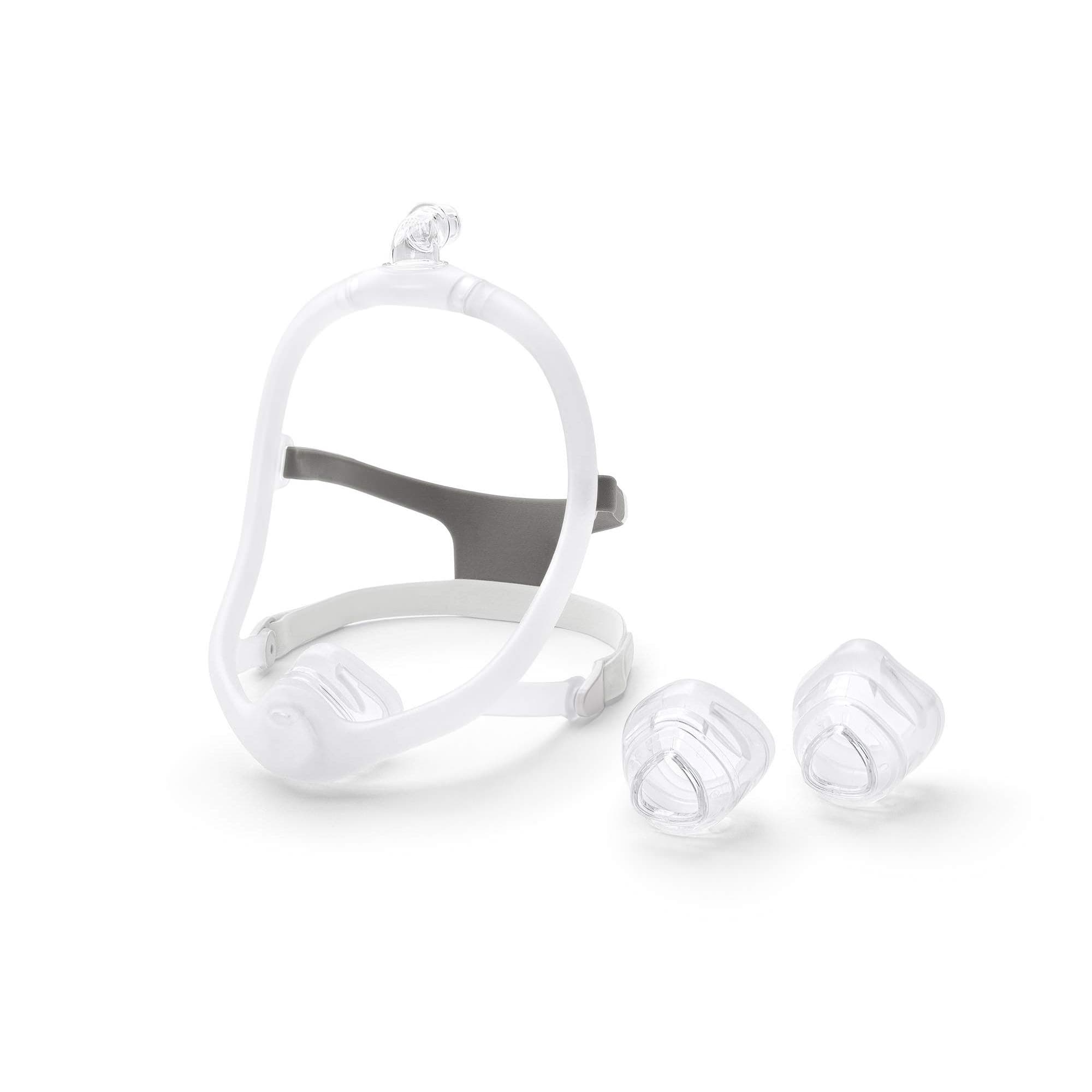 DreamWisp Nasal Mask With Medium Connector, Headgear and Cushions, Fitpack - Image 1