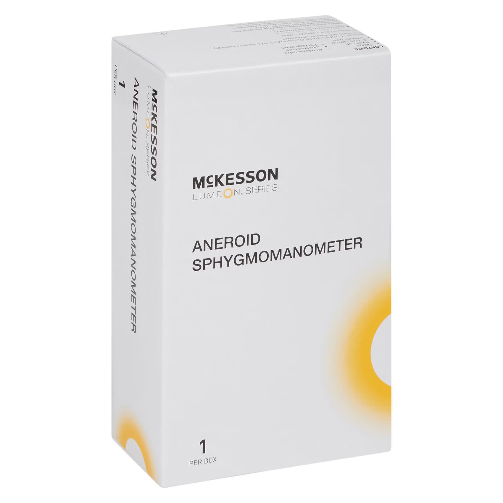 McKesson Deluxe Aneroid Sphygmomanometer Unit Nylon Cuff Dial Display 2-Tubes Palm Aneroid - Image 2