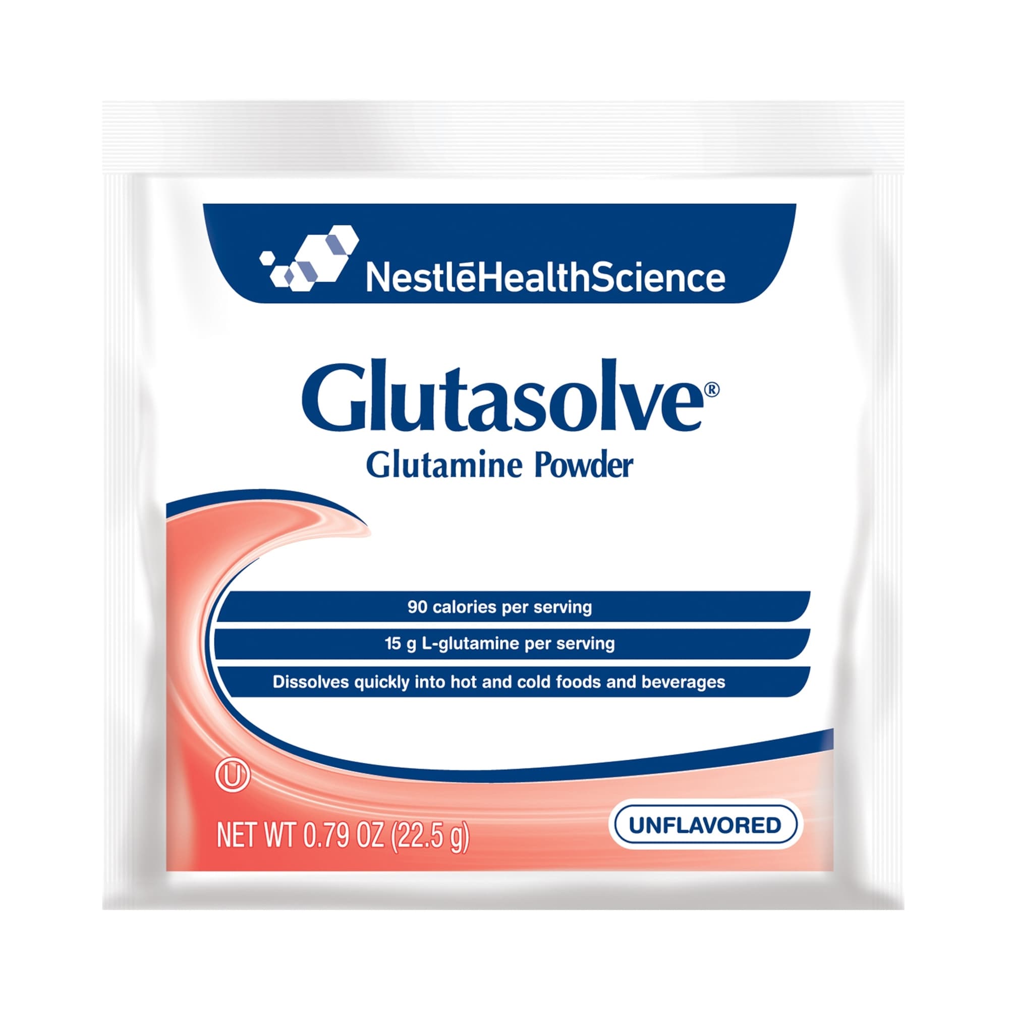 Glutasolve Glutamine Powder, 22.5 Gram - Package of 14 - Image 1